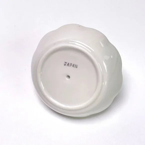 Vintage Ring Porcelain Dish with Handpainted Violets Gilded Gold Tip Japan - Picture 6 of 6